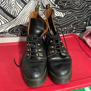 Doc Martin platform boots